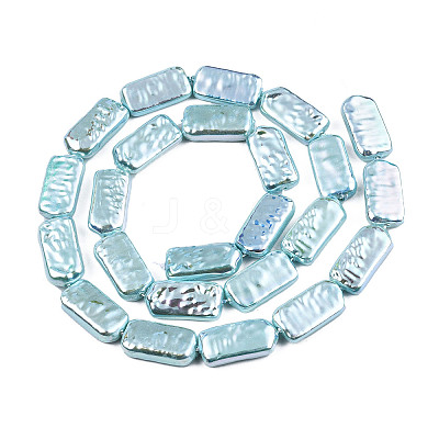 ABS Plastic Imitation Pearl Beads Strands KY-N015-06-A03-1
