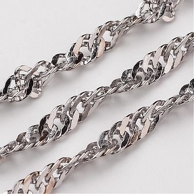 Tarnish Resistant 304 Stainless Steel Singapore Chains CHS-K001-13-1