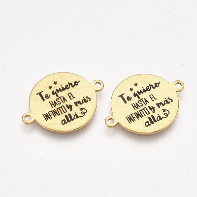 304 Stainless Steel Quote Links Connectors STAS-S079-95R-G-1