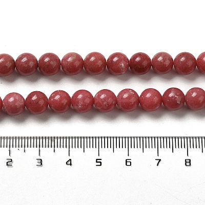 Natural Thulite Beads Strands G-Z044-A02-03-1