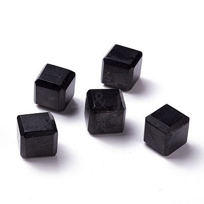 Natural Shungite Beads G-F675-23A-1
