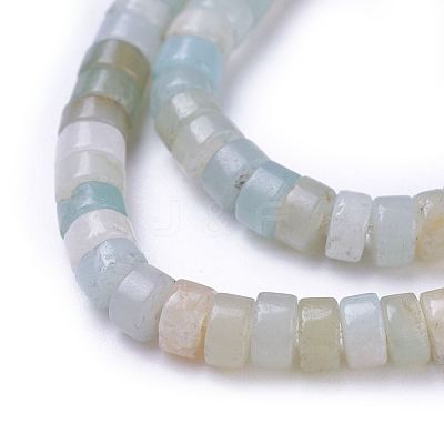 Natural Flower Amazonite Beads Strands G-G783-08A-1