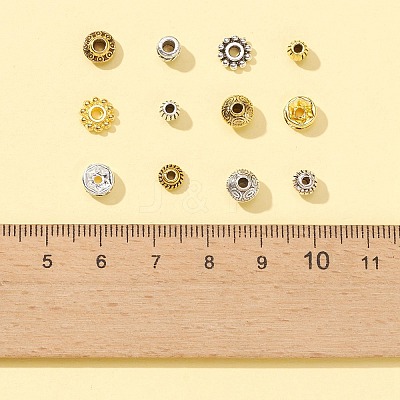 525Pcs 12 Style Brass & Alloy Spacer Beads DIY-FS0003-36-1
