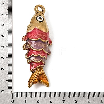 304 Stainless Steel Enamel Big Pendants SA-CBA7FC1-01G-1