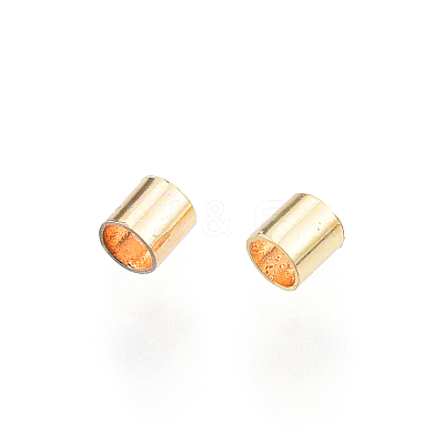 Brass Crimp Beads X-KK-N259-53-1