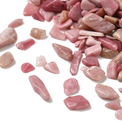 Natural Rhodonite Chip Beads G-O103-05B-1