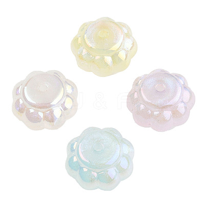 Plating Acrylic Beads OACR-N010-047-1