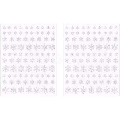 Women's PET Plastic Self Adhesive Face Glitter Stickers for Makeup DIY-OC0009-95B-1