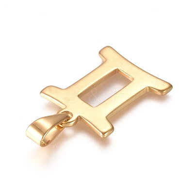 304 Stainless Steel Pendants STAS-L210-06K-G-01-1