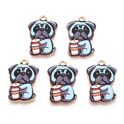 Printed Alloy Pendants ENAM-N056-199B-1