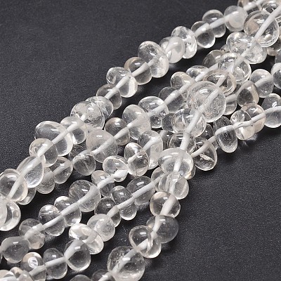 Natural Quartz Crystal Nuggets Bead Strands G-J337-17-1