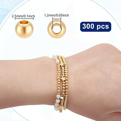 Brass Beads KK-PH0002-20B-WH-1
