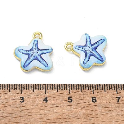 Printed Brass Pendants KK-CBA84C5-13G-01-1