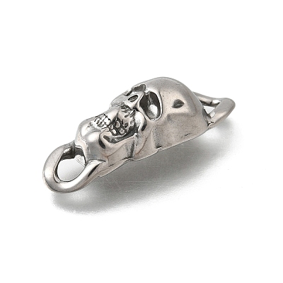 304 Stainless Steel Connector Charms STAS-M119-06A-AS-1