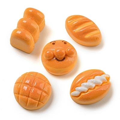 Opaque Resin Imitation Food Decoden Cabochons CRES-H002-01C-1