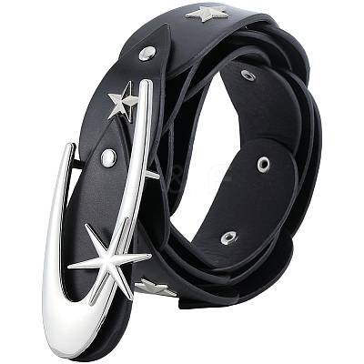 1Pc Imitation Leather Chain Belts AJEW-CL0001-91A-1