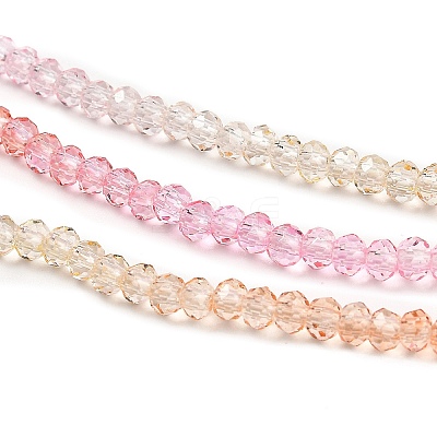 Transparent Painted Glass Beads Strands DGLA-A034-T2mm-A20-1