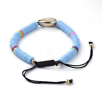 Adjustable Nylon Cord Braided Bead Bracelets BJEW-JB04886-06-1