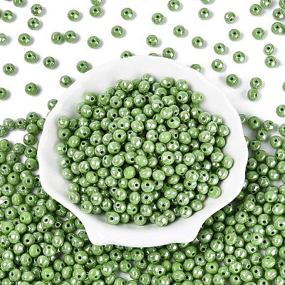 Opaque Colours Glass Seed Beads SEED-N007-34F-1