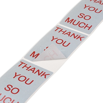 200Pcs Thank You Theme Stickers Roll DIY-M070-01I-1