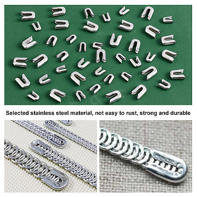 150Pcs 3 Style 304 Stainless Steel Tips Covers for Spiral Bone FIND-PH0006-91-1