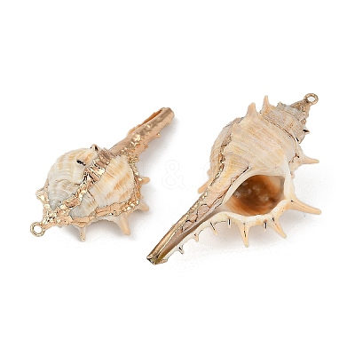 Natural Shell Pendants SHEL-K009-01E-1