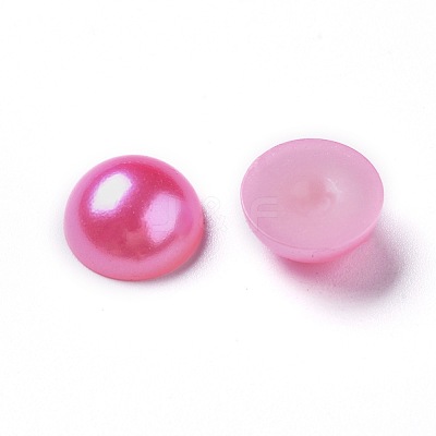 ABS Plastic Imitation Pearl Cabochons SACR-S738-12mm-Z6-1