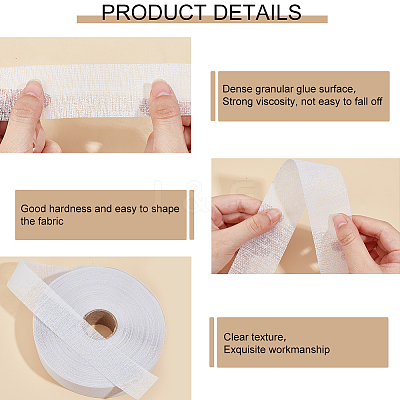 Polyester Suit Trouser Waist Lining DIY-WH20028-05A-1