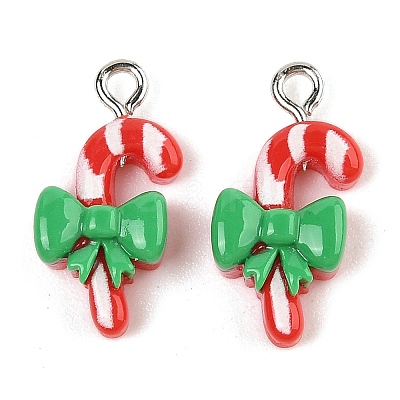 Christmas Theme Opaque Resin Pendants RESI-S08-01H-1