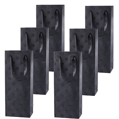Paper Wave Point Glitter Powder Carry Storage Tote Bags ABAG-TAC0035-15A-1