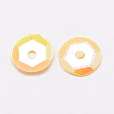 Plastic Paillette Beads PVC-A002-10mm-01-1