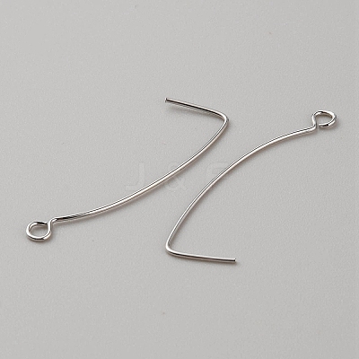 Brass Earring Hooks LS-KK-WH0044-141D-P-1
