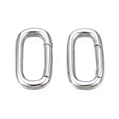 Brass Spring Gate Rings KK-N216-357P-1