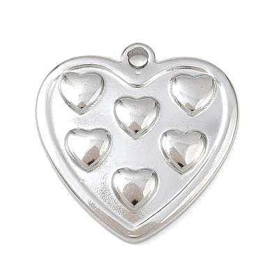 304 Stainless Steel Pendants STAS-C154-05A-P-1