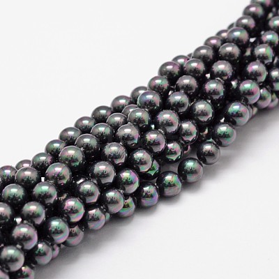 Shell Pearl Bead Strands BSHE-L025-05-6mm-1