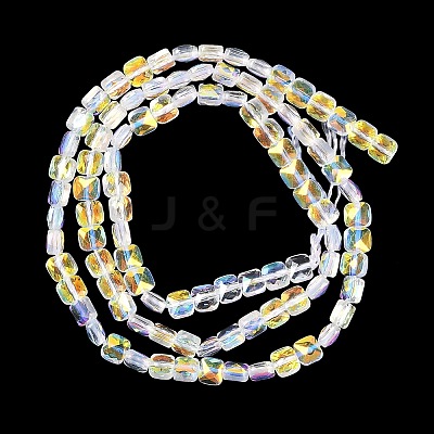 Electroplate Glass Beads Strands EGLA-B007-02A-AB01-1