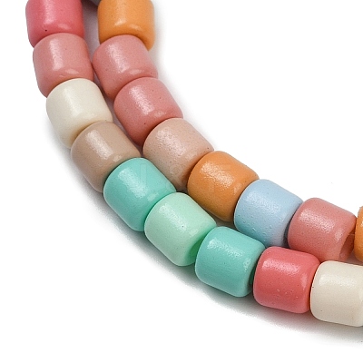 Baking Paint Glass Beads Strands LAMP-S070-06C-1