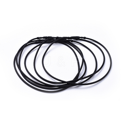 Rubber Cord Necklace Making RCOR-440L-6-1