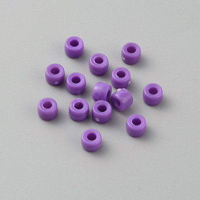 Opaque Plastic Beads KY-WH0046-60F-1