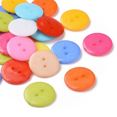 Acrylic Sewing Buttons BUTT-E084-D-M-1