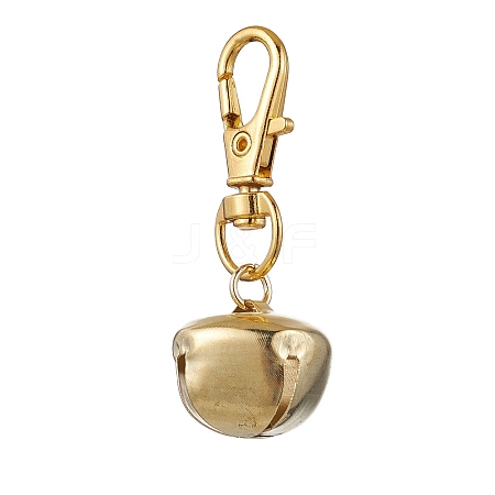 Iron Bell Pendant Decoration HJEW-JM02227-02-1