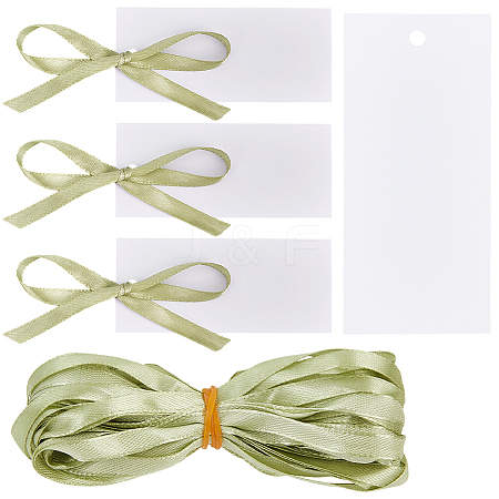 50Pcs Blank Rectangle White Paper Gift Tags CDIS-CN0001-03A-1