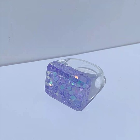Resin Finger Rings for Women FS-WG0B89E-02-1