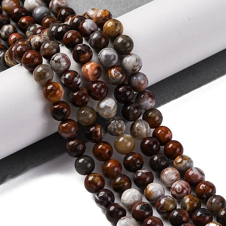 Natural Mexico Crazy Agate Beads Strands X-G-L615-A01-01-1