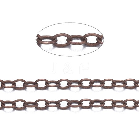 Brass Cable Chains X-CHC034Y-R-1