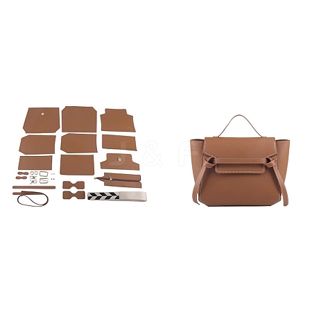 DIY Imitation Leather Crossbody Lady Bag Making Kits PW-WG92550-02-1