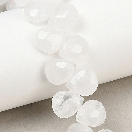 Natural Quartz Crystal Beads Strands G-T006-15-1