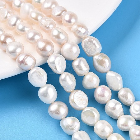 Natural Cultured Freshwater Pearl Beads Strands PEAR-G007-14-01-1