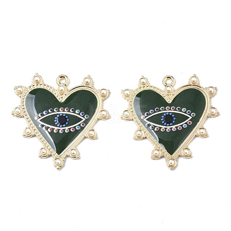 Printed Alloy Pendants ENAM-S016-69C-1