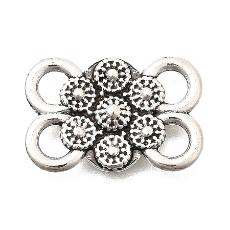 Tibetan Style Alloy Links Connector Charms FIND-D042-07D-AS-1